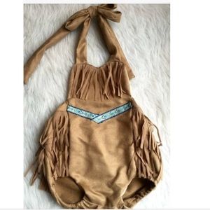 Native American princess romper sz 18-24 months
